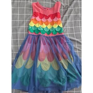 Boden rainbow mermaid tulle dress